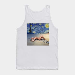 swimming in the starry night 2 Tank Top